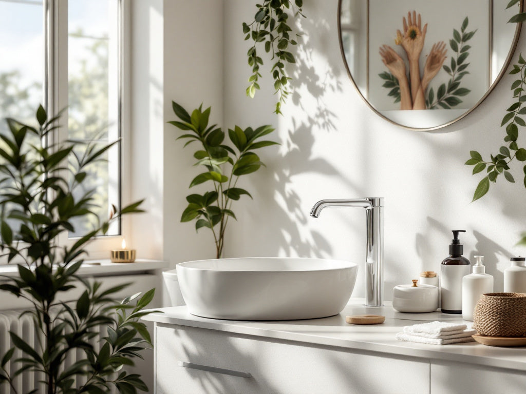 banheiro cheiroso com difusor