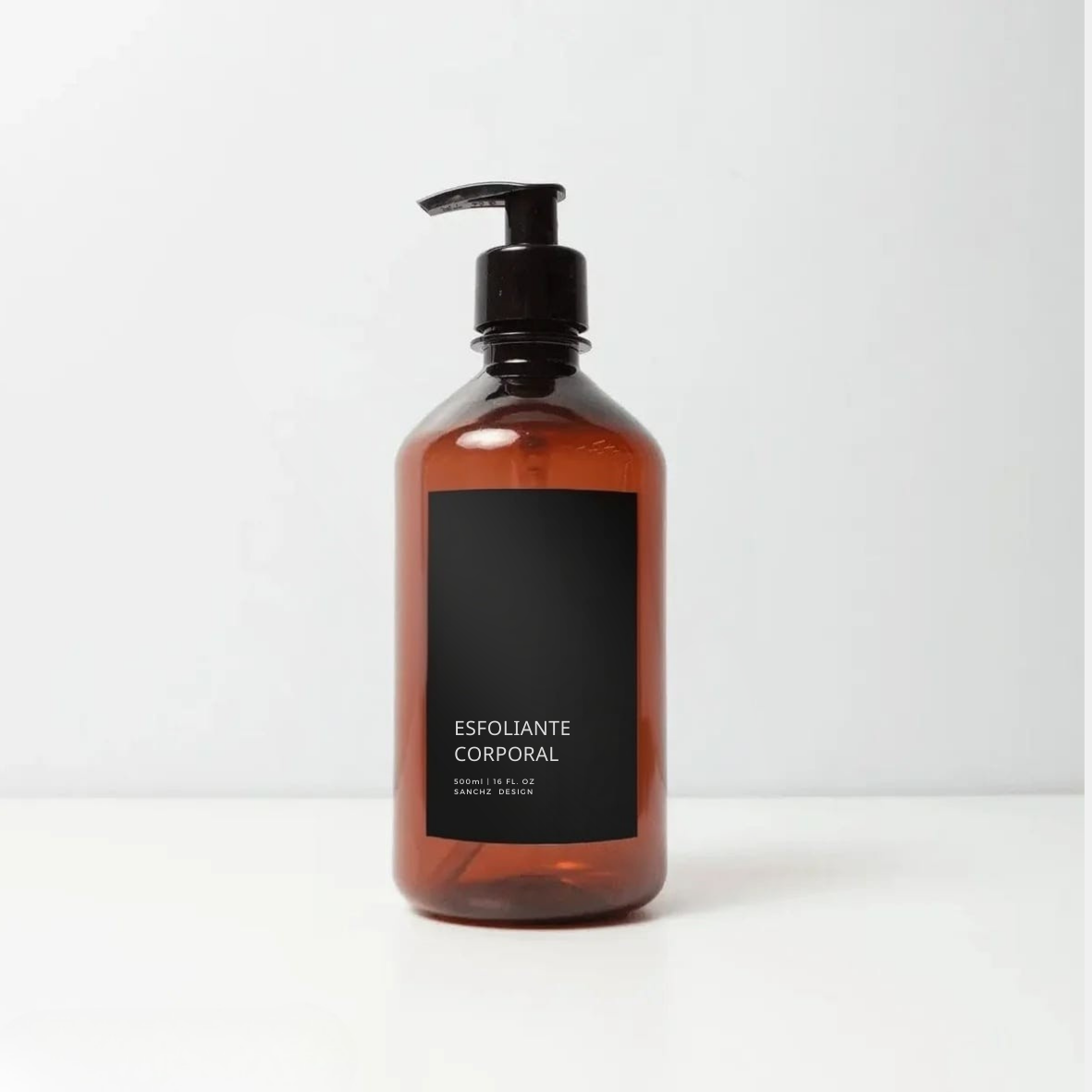 Kit Cuidado Pessoal Minimal Preto 500ml