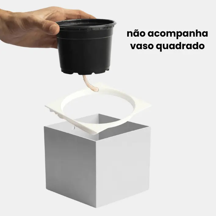 Kit Autoirrigável Para Vaso Quadrado