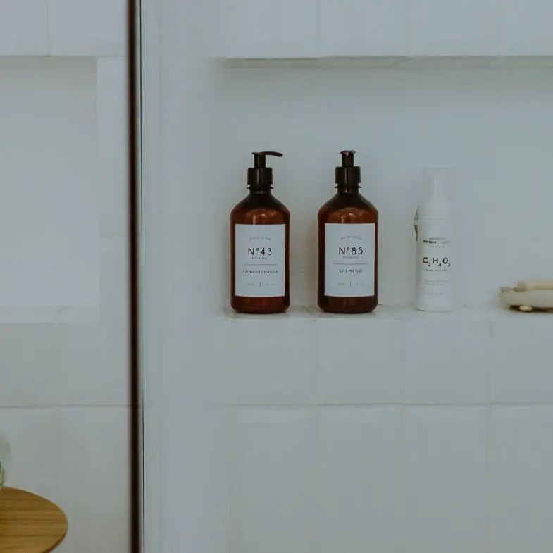 Kit Banheiro Completo Retrô 500ml Sanchz Design