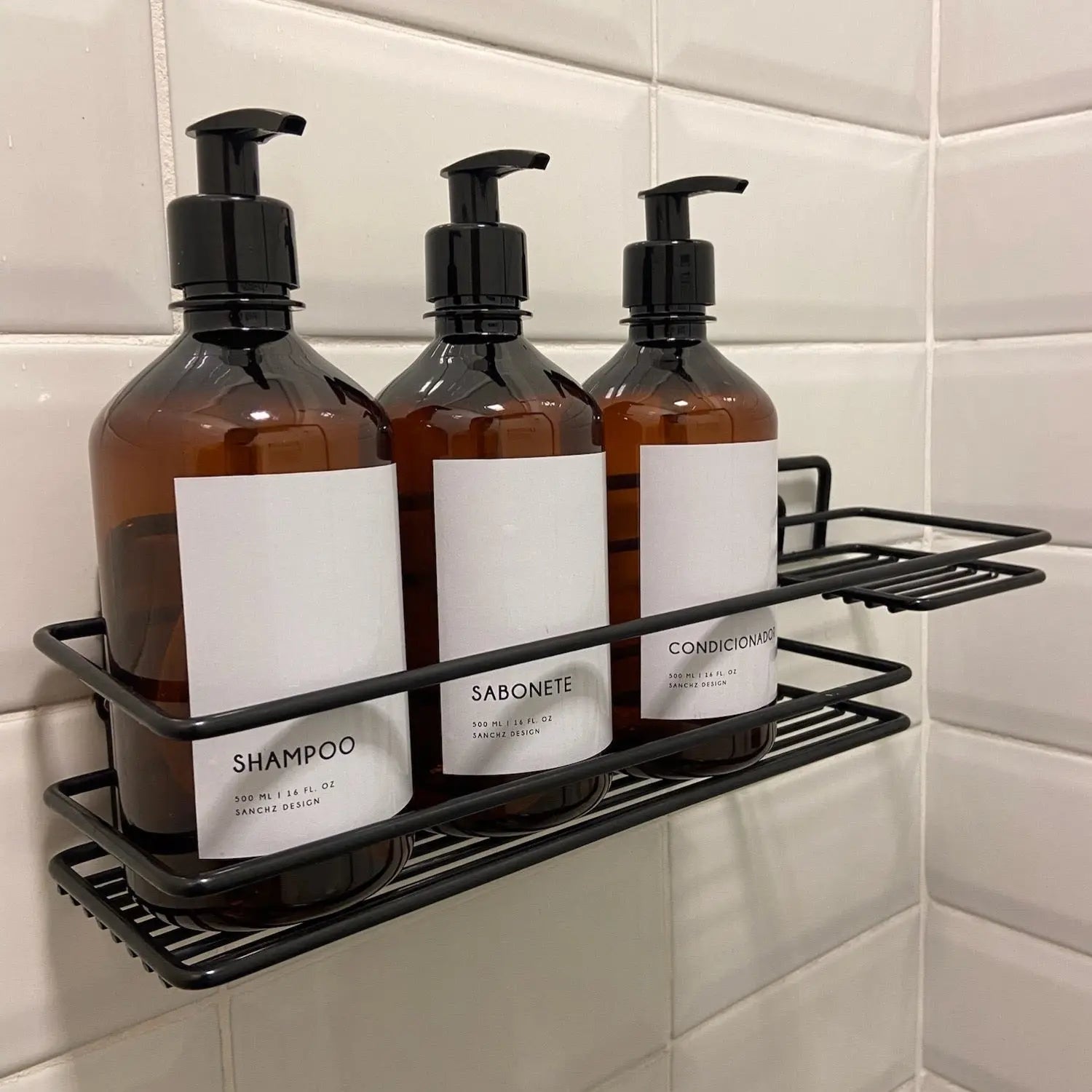 Kit Casa Nova Minimal 500ml Preto