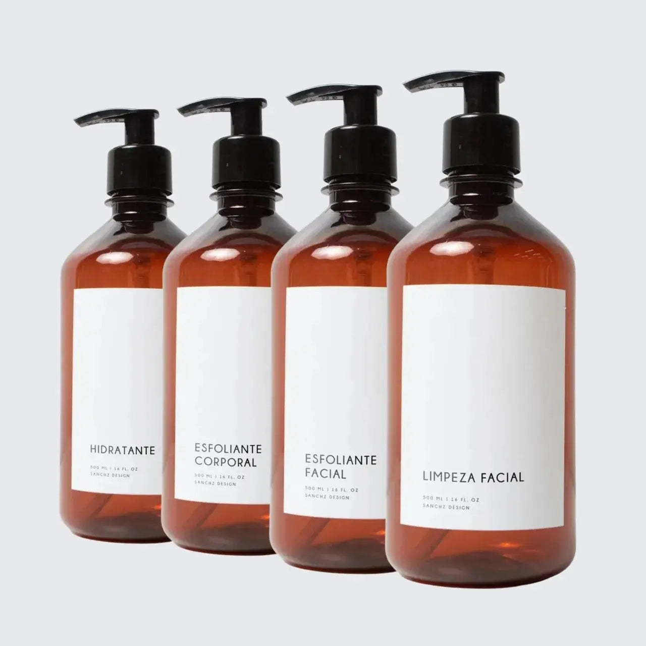 Kit Cuidado Pessoal Minimal 500ml