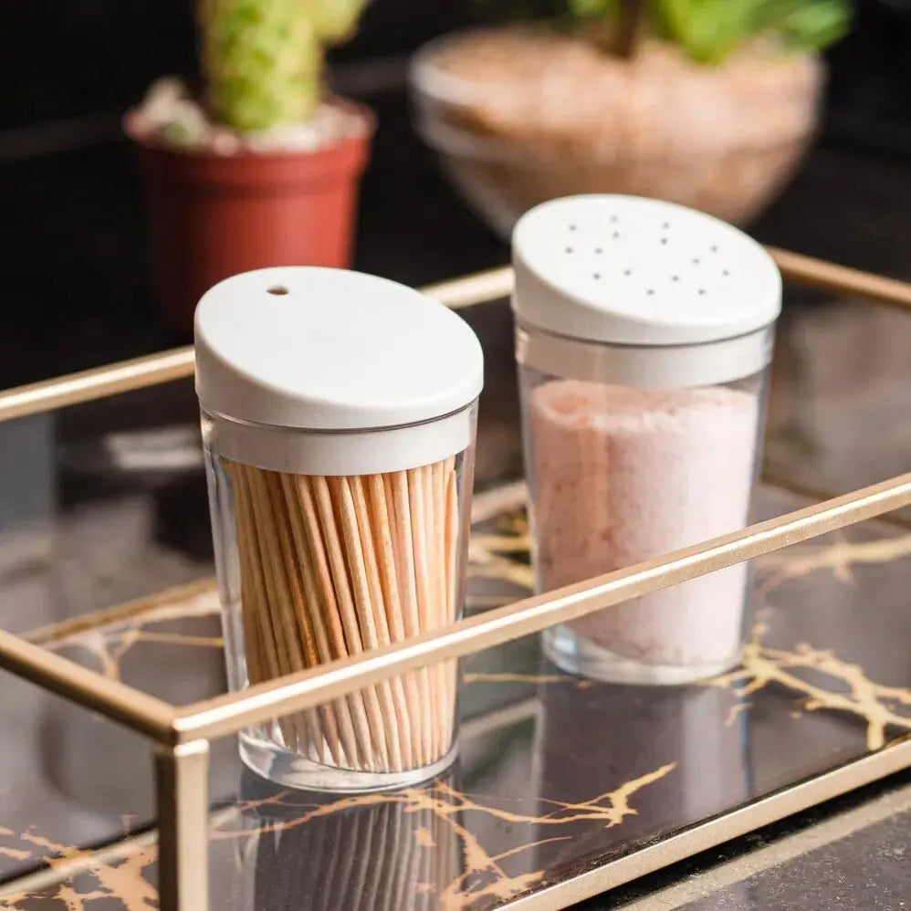 Kit Saleiro e Paliteiro Minimalista