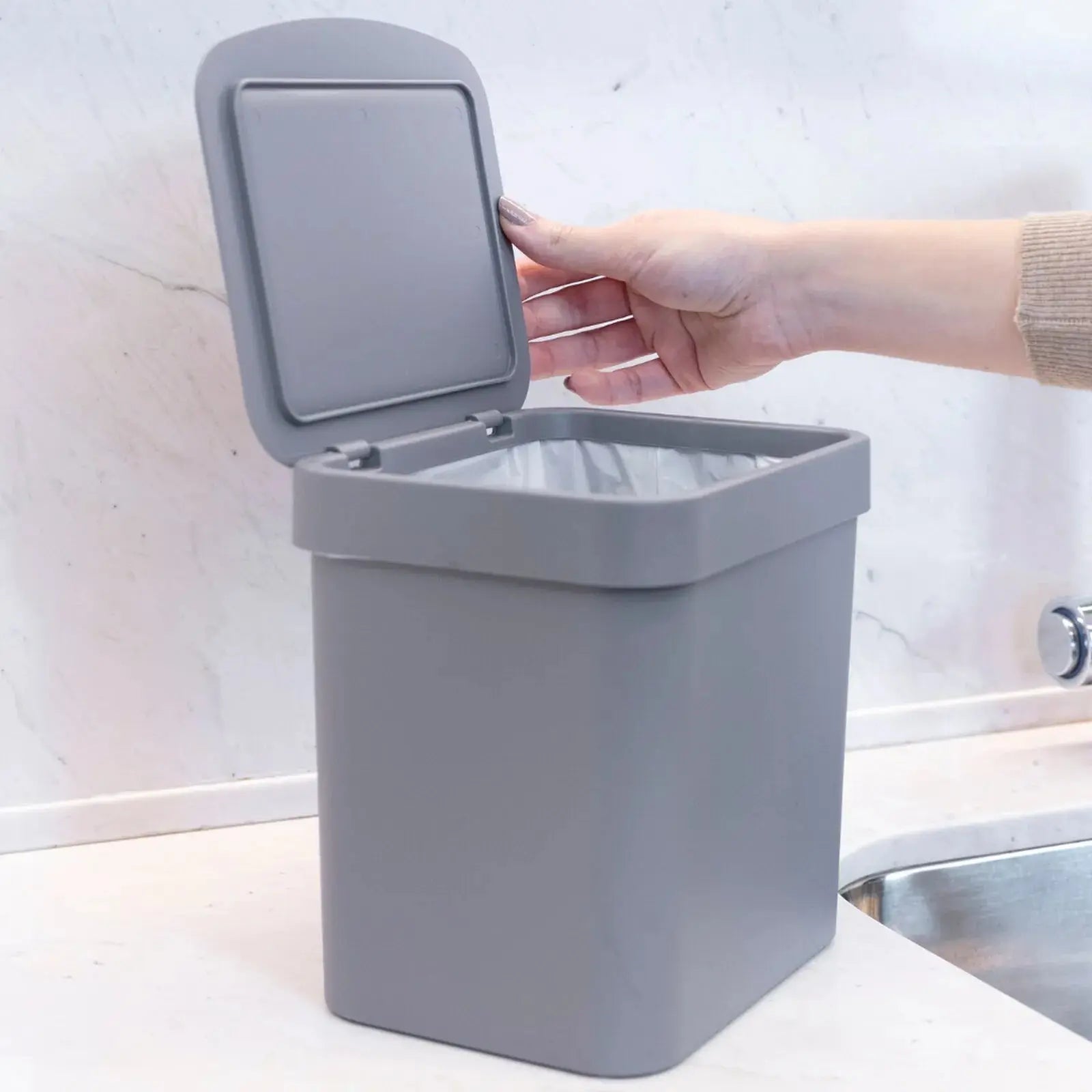 Lixeira de Pia Minimalista 2,5L