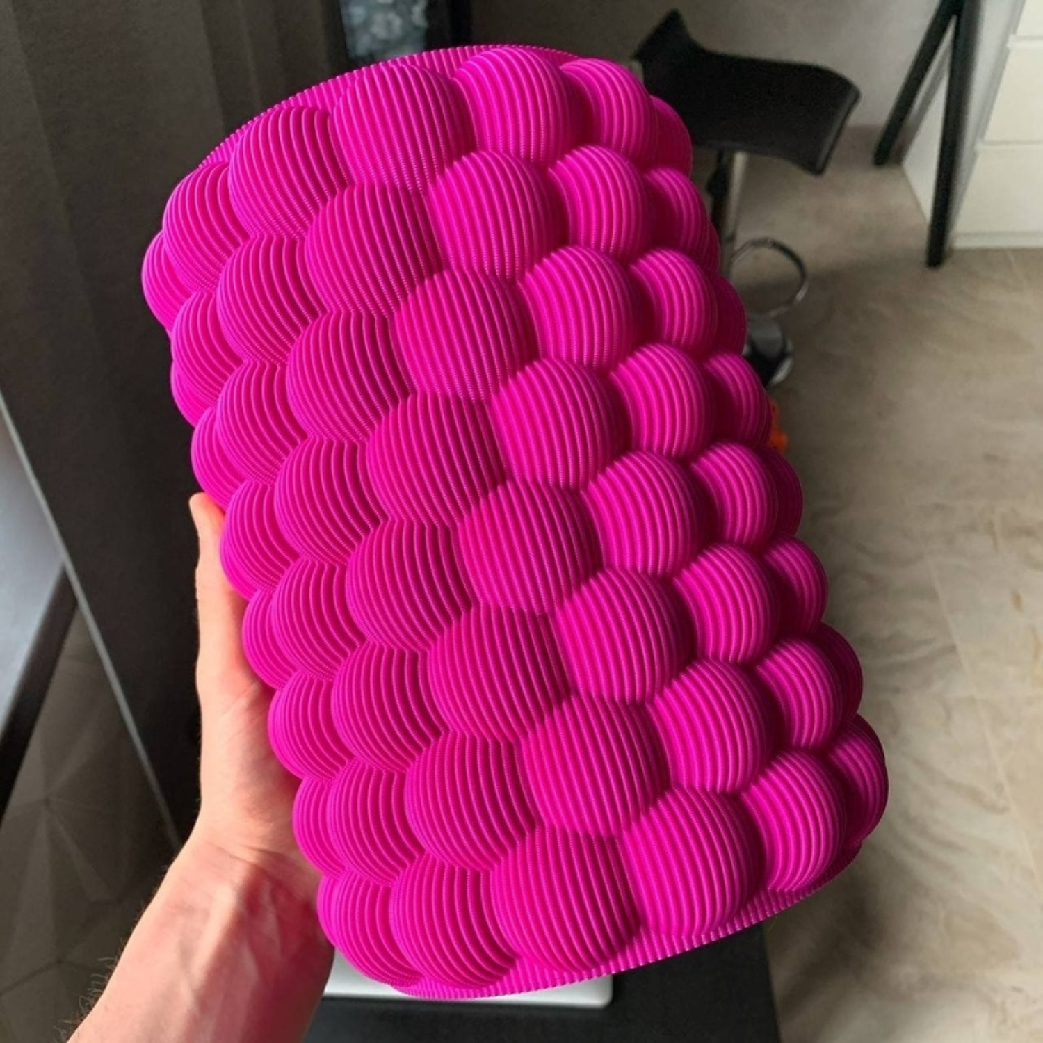 vaso decorativo rosa