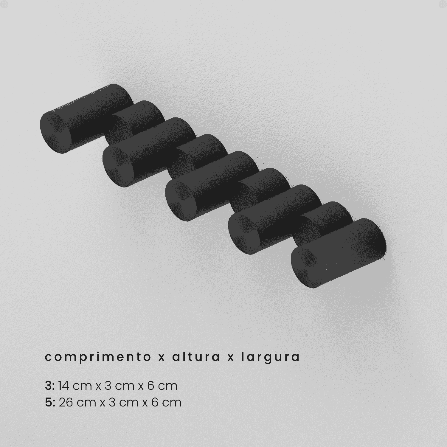 cabideiro tower tamanhos