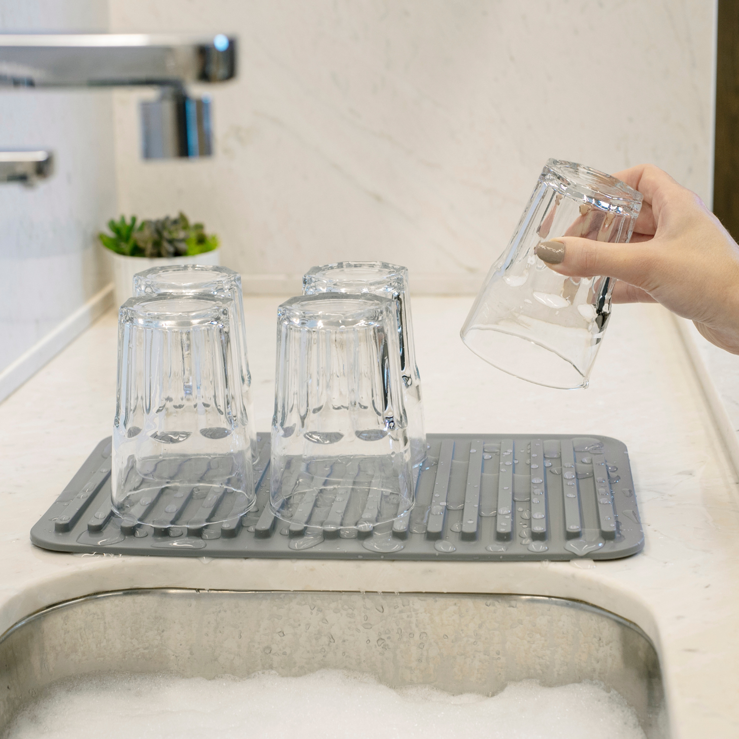 Kit Escorredor de Copos + Escorredor de Louças