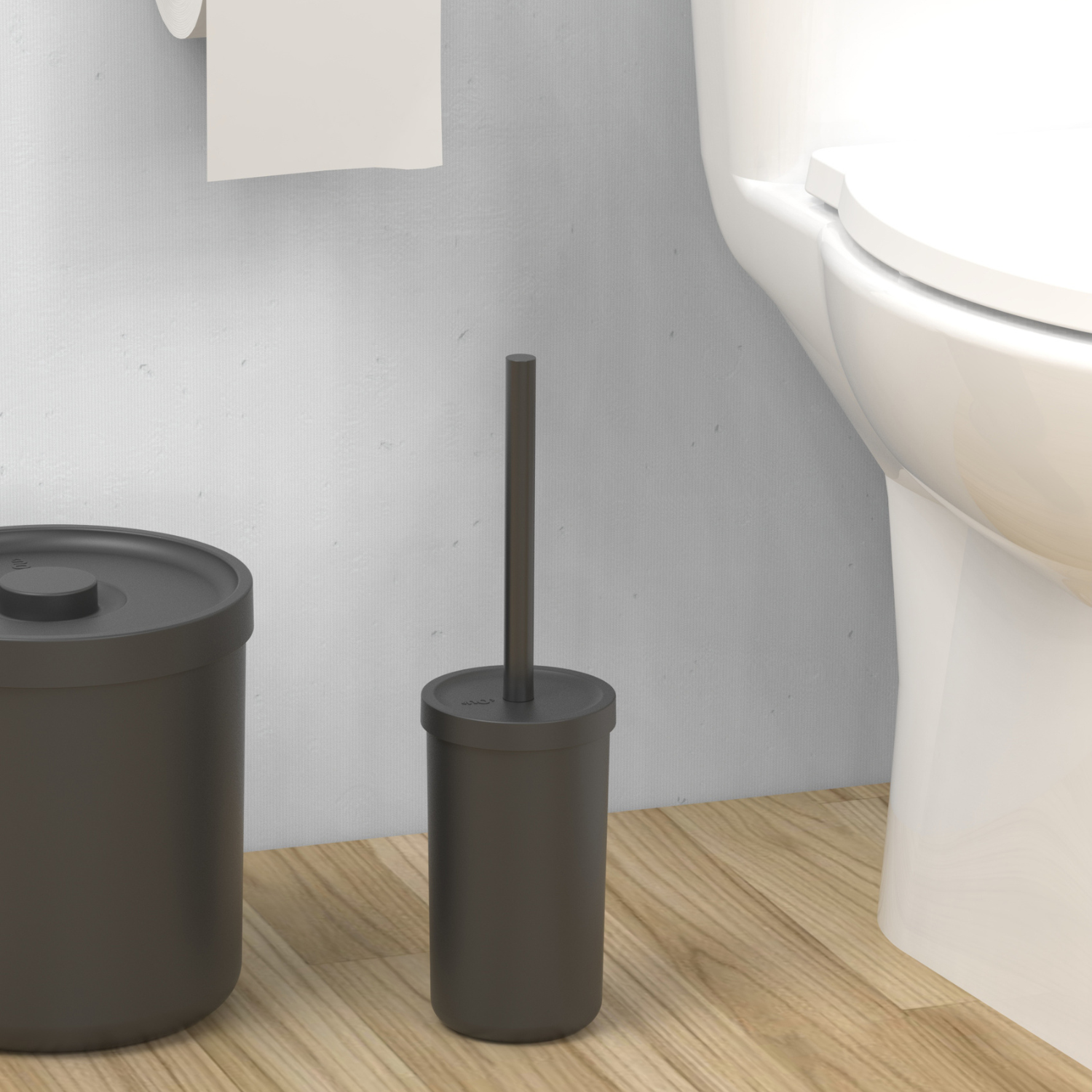 Escova Sanitária com Suporte Higiênico