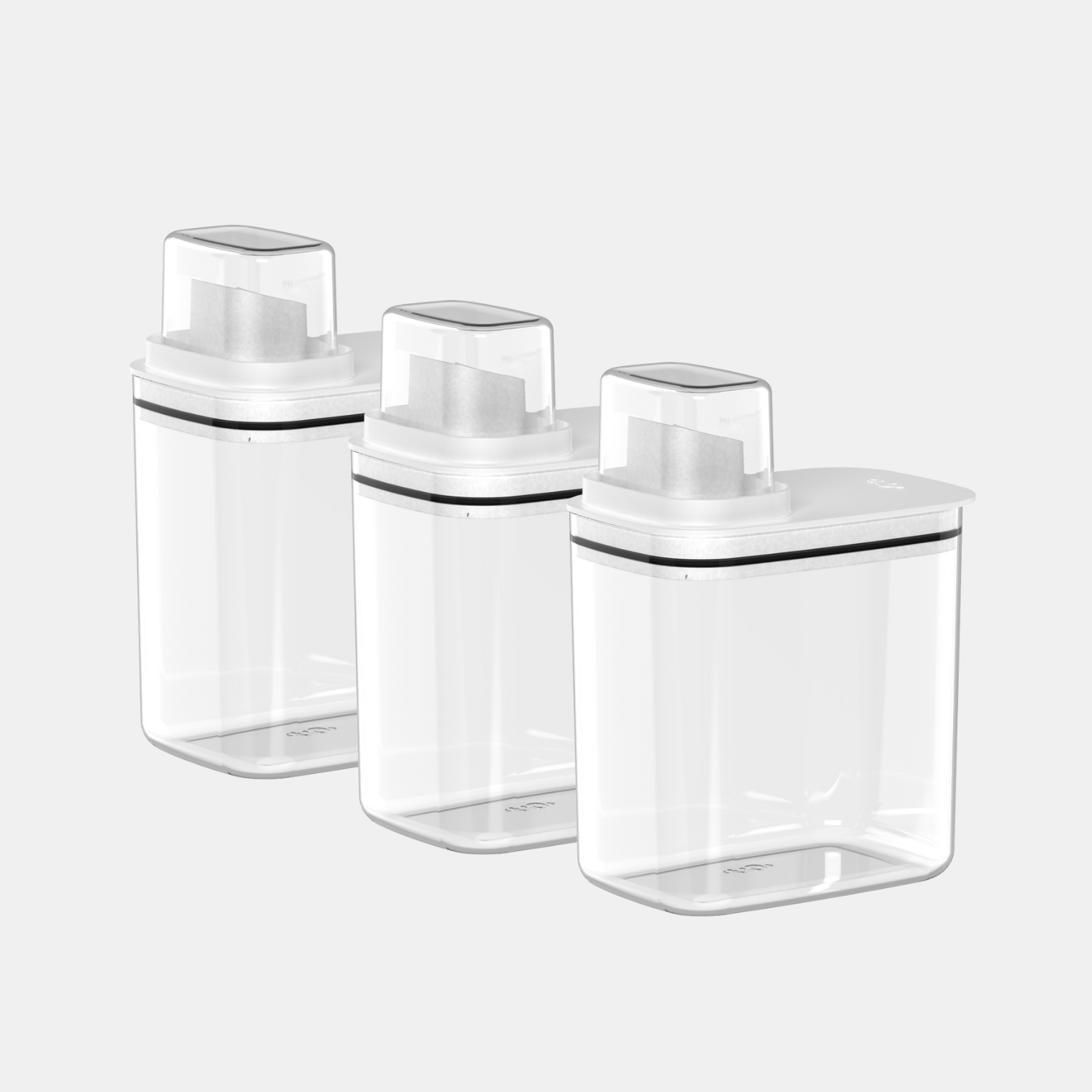 tres potes hermeticos