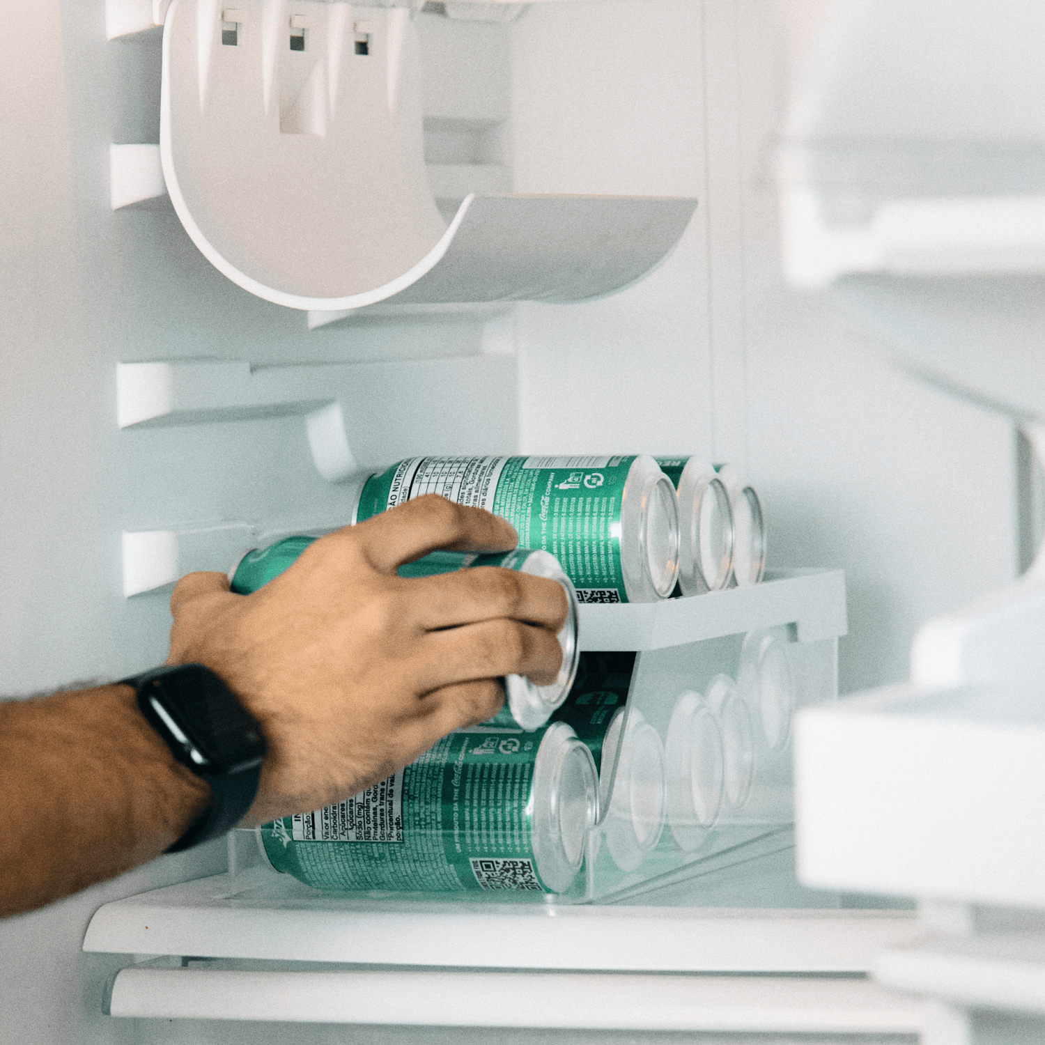 Organizador De Latas Branco 9un