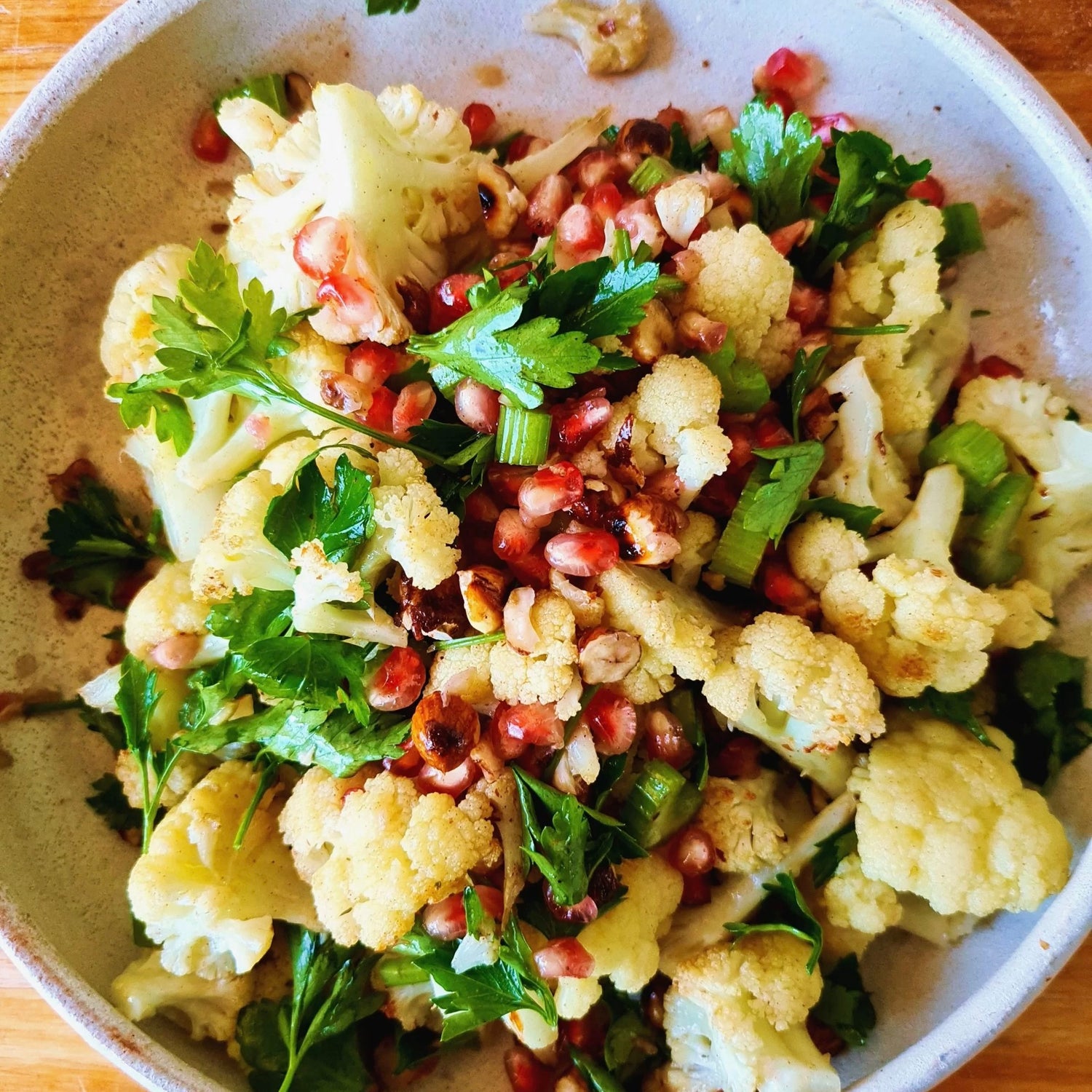 Salada Funcional de Couve Flor