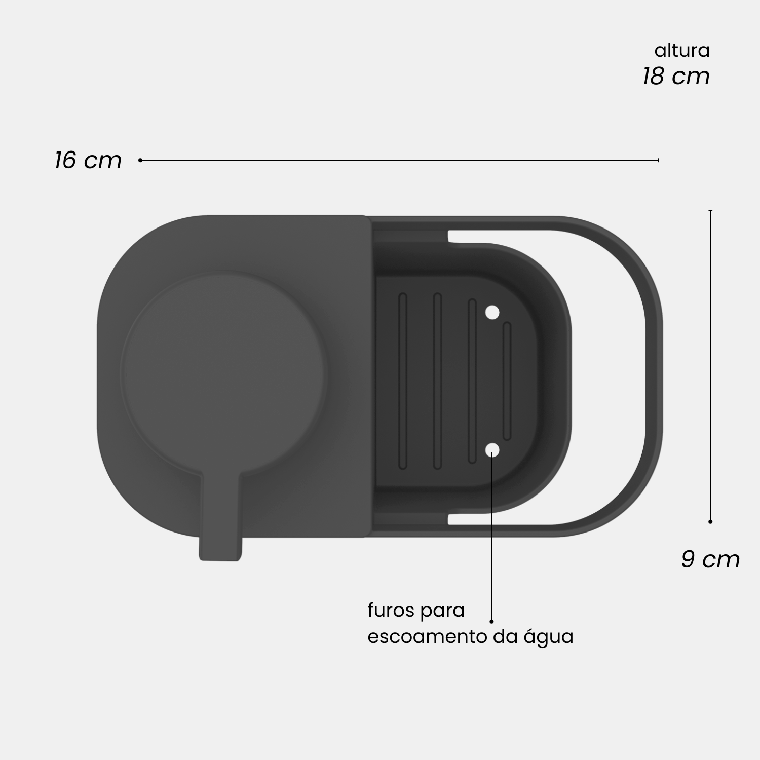 Dispenser de Detergente e Organizador de Cozinha