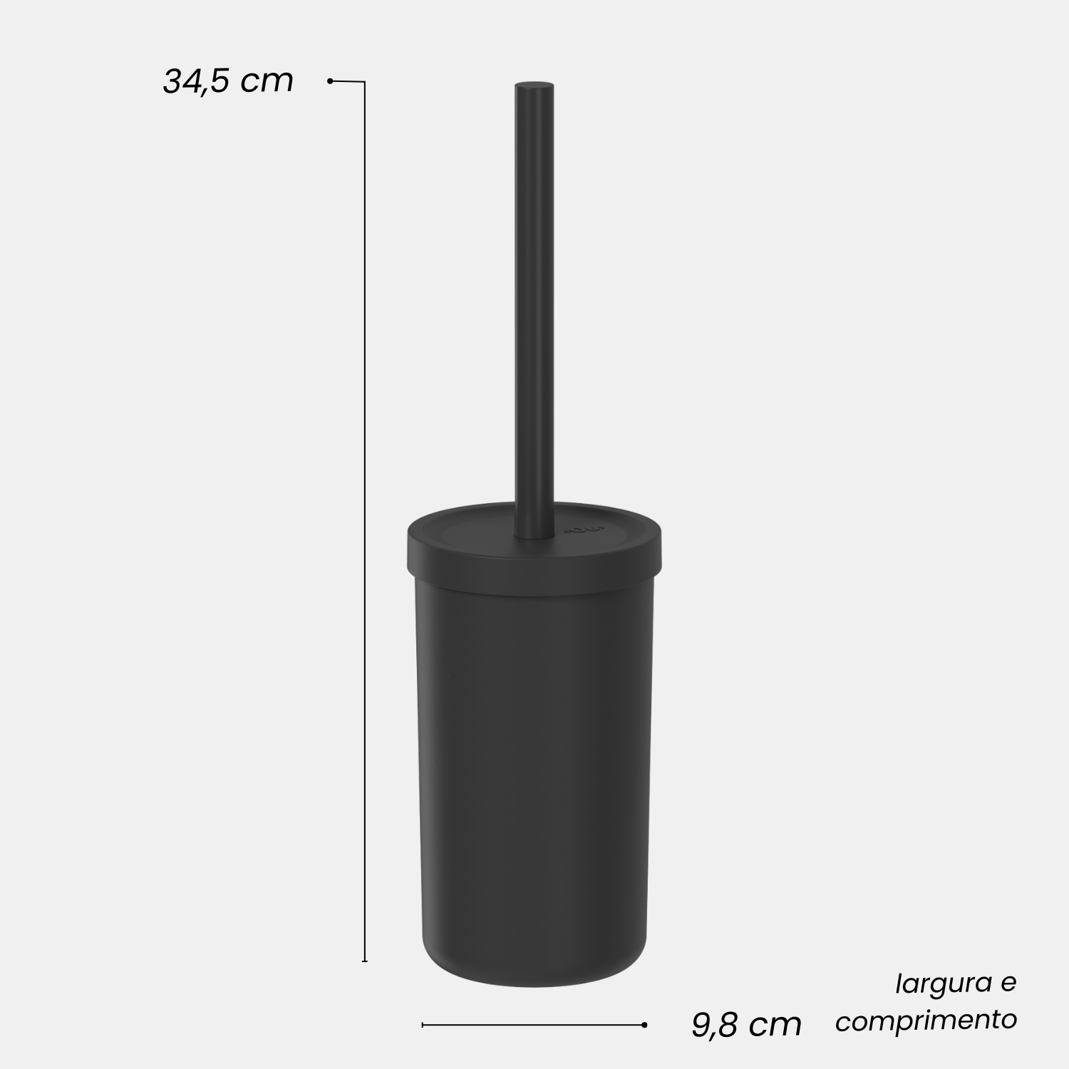 Escova Sanitária com Suporte Higiênico